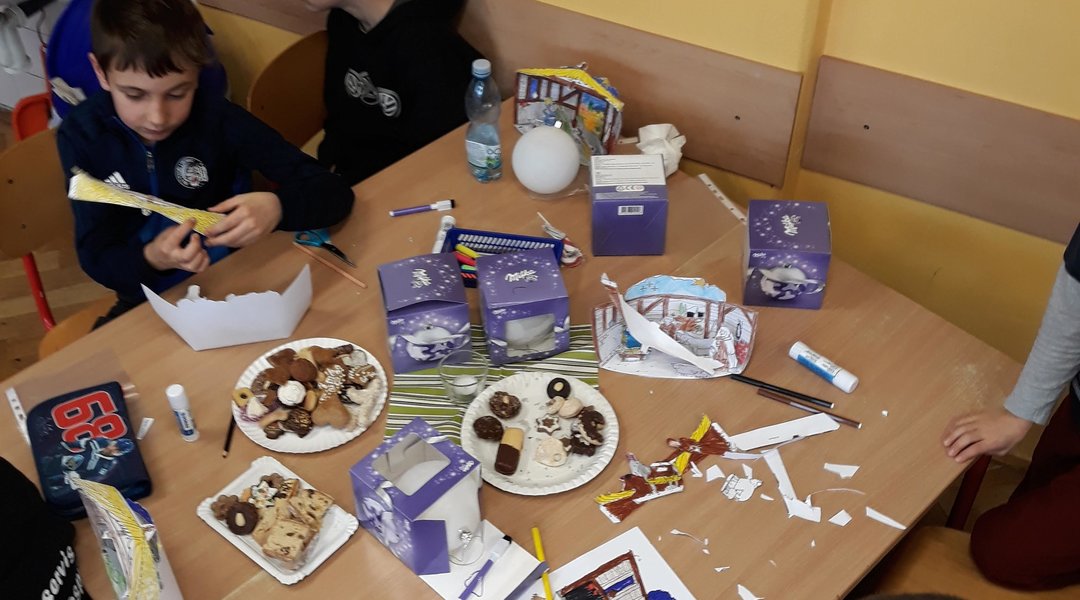 Vánoční besídka u nás ve třídě